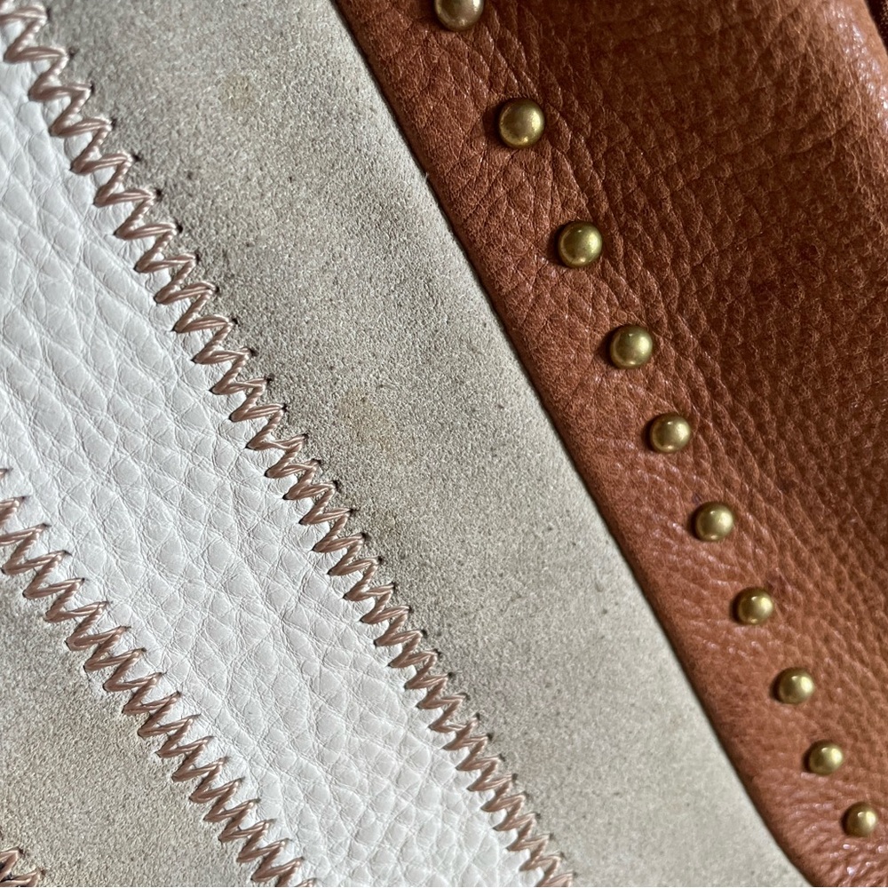 Fossil Genuine Leather Patchwork Horizontal Strip… - image 3